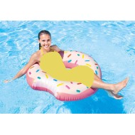 طفاحية دونات قوس قزح للكبار قابلة للنفخ 94x23 سم