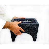 دوة مربعة عصرية حجم ميني 2024 - رمادي أو أسود