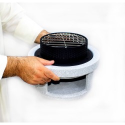 دوة دائرية عصرية حجم ميني 2024 - أسود أو رمادي